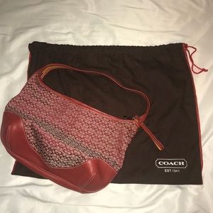 Red COACH Handbag